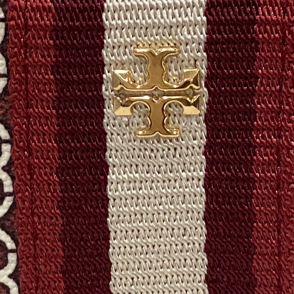 Tory Burch Gemini Link Canvas Wristlet - Picture 9 of 9